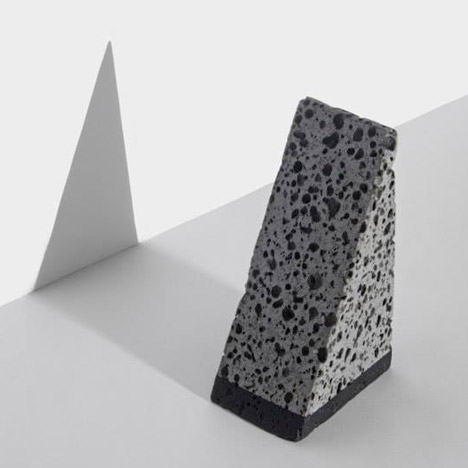 Basalt deskware series by Jeonghwa Seo