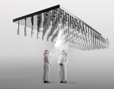 Cloud Cast cooling installation by Carlo Ratti Associati