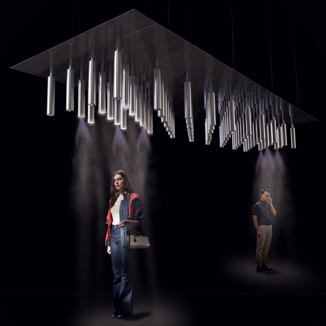 Cloud Cast cooling installation by Carlo-Ratti Associati