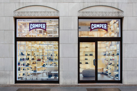 Camper store Milan by Kengo Kuma