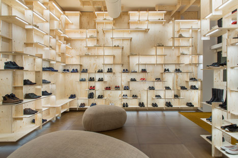 Camper store Milan by Kengo Kuma