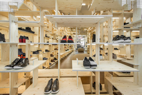 Camper store Milan by Kengo Kuma
