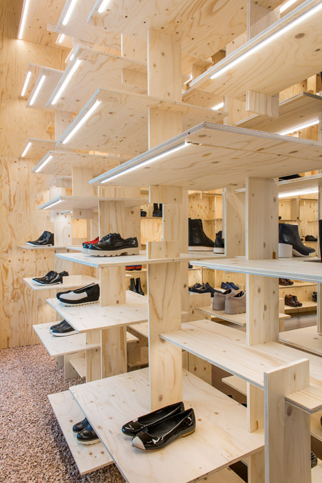 Camper store Milan by Kengo Kuma
