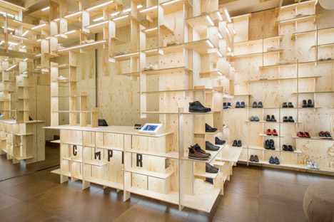 Camper store Milan by Kengo Kuma