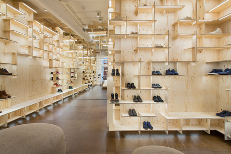 Camper store Milan by Kengo Kuma