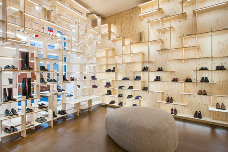 Camper store Milan by Kengo Kuma