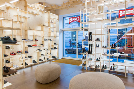 Camper store Milan by Kengo Kuma