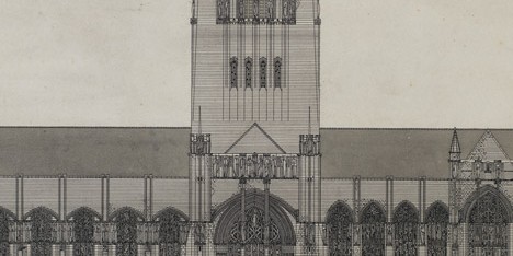 Liverpool Cathedral competition design by Charles Rennie Mackintosh