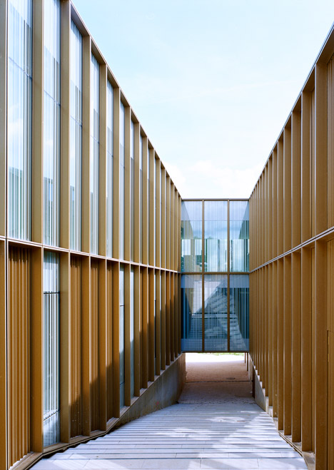 Cultural Center, Media Library and Music and Dance School by Ateliers O-S Architectes