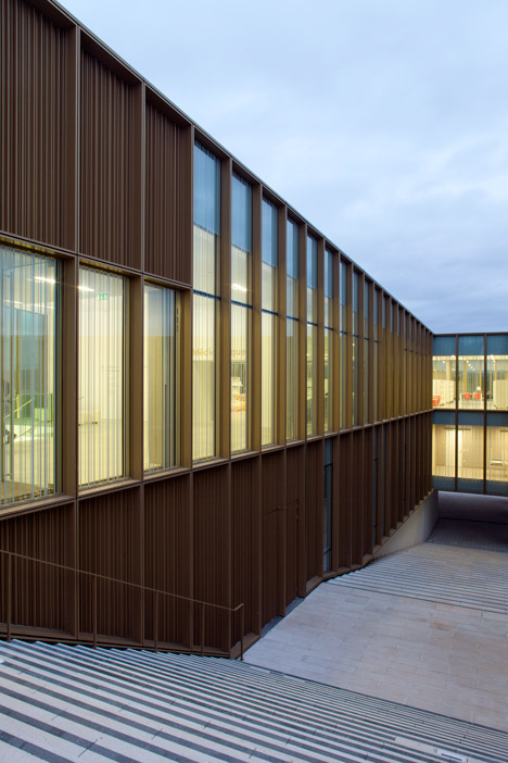 Cultural Center, Media Library and Music and Dance School by Ateliers O-S Architectes