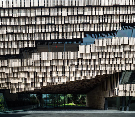 Daiwa Ubiquitous Computing Research Building by Kengo Kuma