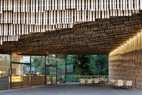 Daiwa Ubiquitous Computing Research Building by Kengo Kuma