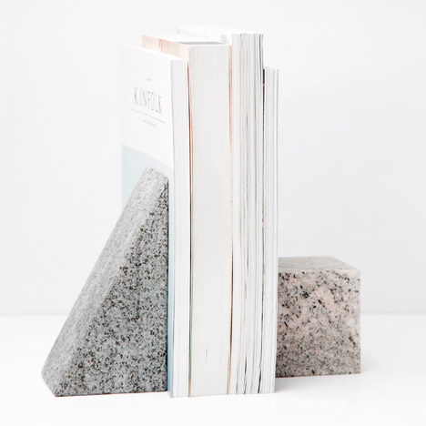 Dorme Sofa and Granit Bookends Greenhouse by Silje Nesdal