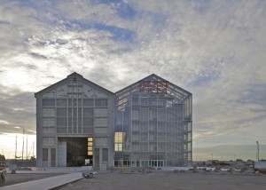 former shipbuilding workshop in Dunkirk