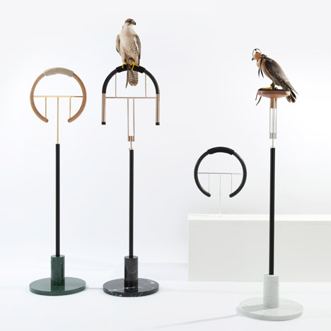Falconry perches by Posa