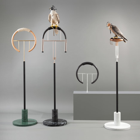 Falconry perches by Posa