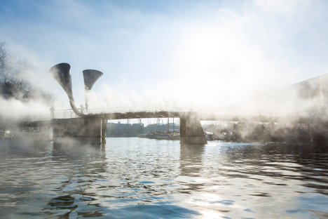 Fog Bridge by Fujiko Nakaya