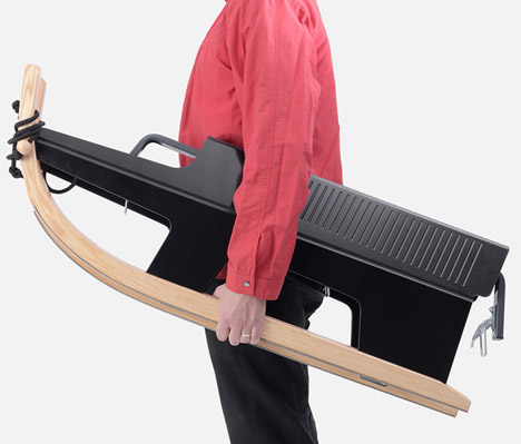 Folding Sled by Max Frommeld and Arno Mathies