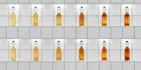 Beer exhibition by Form Us With Love at Spiritmuseum Stockholm