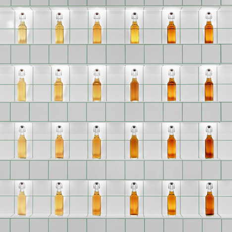 Beer exhibition by Form Us With Love at Spiritmuseum Stockholm