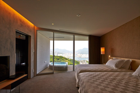 Garden Terrace Nagasaki Royal Terrace hotel building by Kengo Kuma