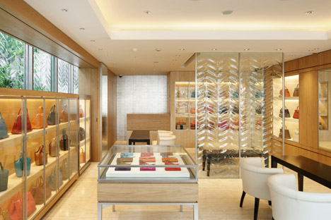 Jewel Box handbag shop by Hiroshi Nakamura & NAP