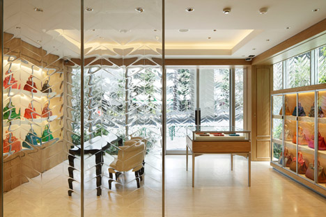 Jewel Box handbag shop by Hiroshi Nakamura & NAP