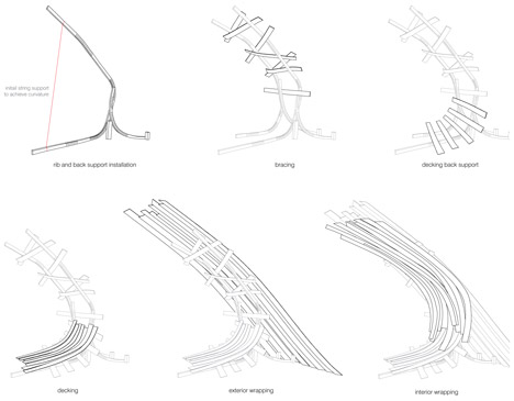 Hooke Park Tetrahedron & Big Fish by AA Design & Make