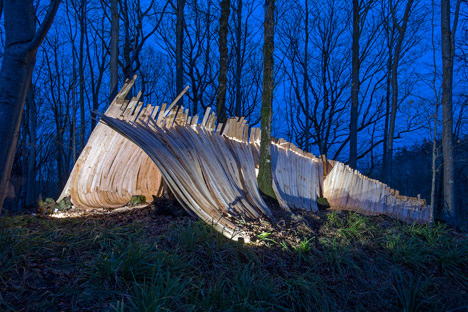 Hooke Park Tetrahedron & Big Fish by AA Design & Make