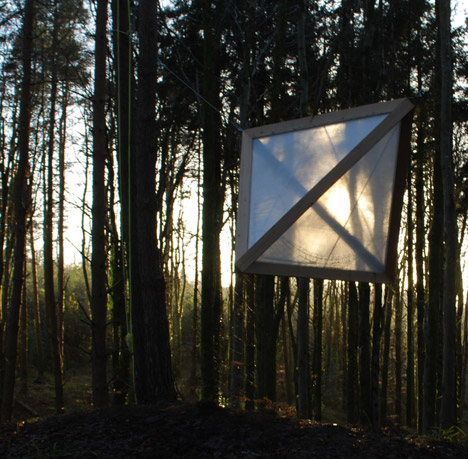 Hooke Park Tetrahedron & Big Fish by AA Design & Make