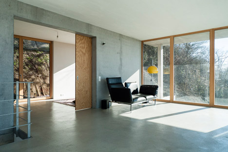 House on a Slope by Gian Salis