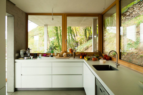 House on a Slope by Gian Salis