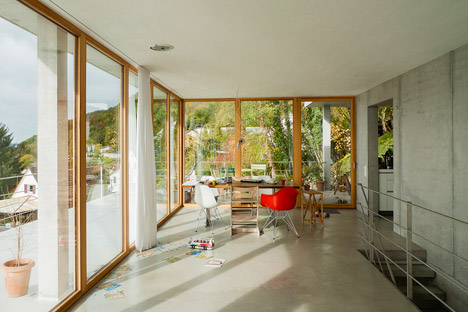 House on a Slope by Gian Salis