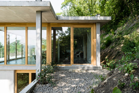 House on a Slope by Gian Salis
