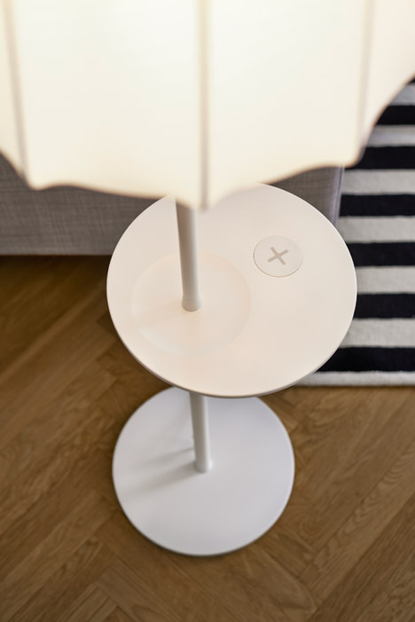 Ikea wireless charging furniture