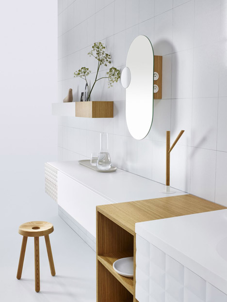 Ingrid bathroom collection by Jean-Francois D'Or for Vika