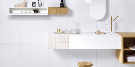 Ingrid bathroom collection by Jean-Francois D'Or for Vika
