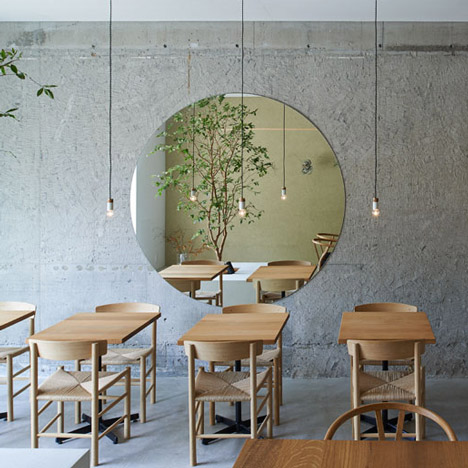 A small tree grows inside Ito-biyori cafe by Ninkipen!