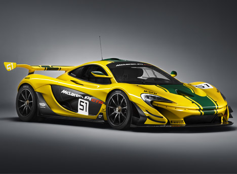 McLaren P1 GTR supercar