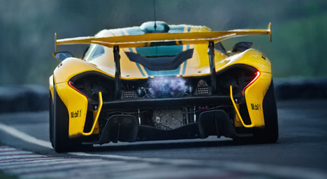 McLaren P1 GTR supercar