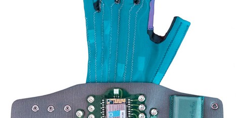 Mi.Mu gesture-control glove developed by a team led by Imogen Heap