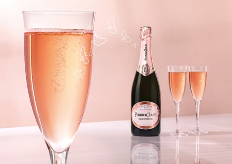 Mischer'Traxler's champagne flute for Perrier-Jouët's Blasson Rosé