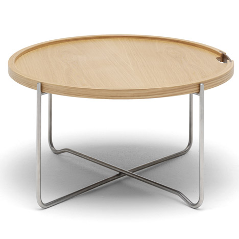 Carl Hansen & Son's update of the More Tray Table by Hans J. Wegner