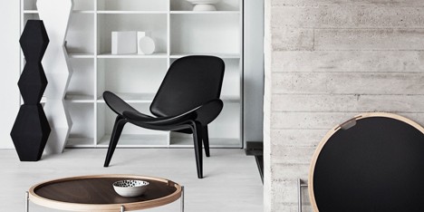 Carl Hansen & Son's update of the More Tray Table by Hans J. Wegner