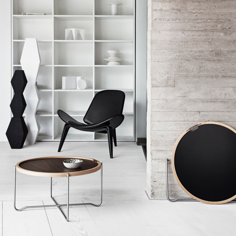 Carl Hansen & Son's update of the More Tray Table by Hans J. Wegner
