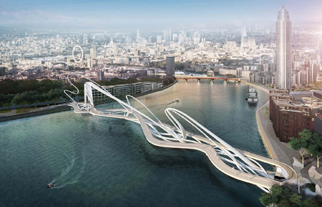 Nine Elms bridge designs