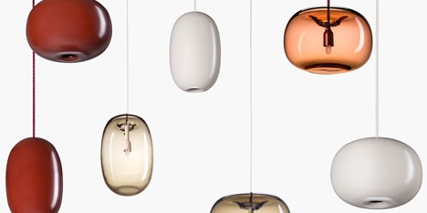 Pebble lamps by Jonas Karlsson for Orsjo