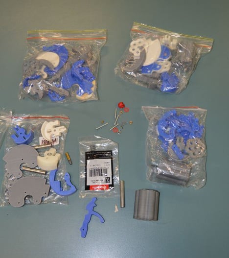 Possible 3d printed gun parts found by Queensland Police Service