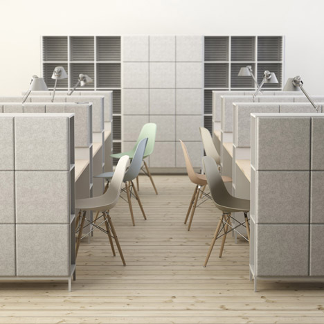 Johan Kauppi and Bertil Harström launch sound-absorbing office furniture for Glimakra