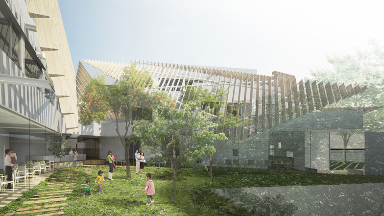 Seijo Kinoshita Hospital by Kengo Kuma